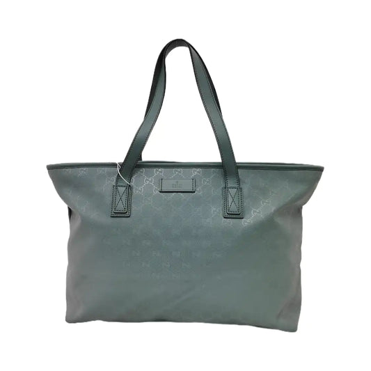 GUCCI GG Imprime Blue Special Material Monogrammed Single Shoulder Bag Silver Hardware-(SKU)-942450602