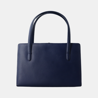 GUCCI Tote bag Blue Leather Tote Bag Golden hardware Vintage model-(SKU)-12936029