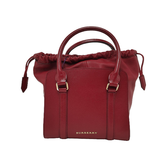 BURBERRY Dinton Red Cowhide Single Shoulder Bag Handbag Crossbody Bag Golden hardware Removable shoulder strap-(SKU)-943696805