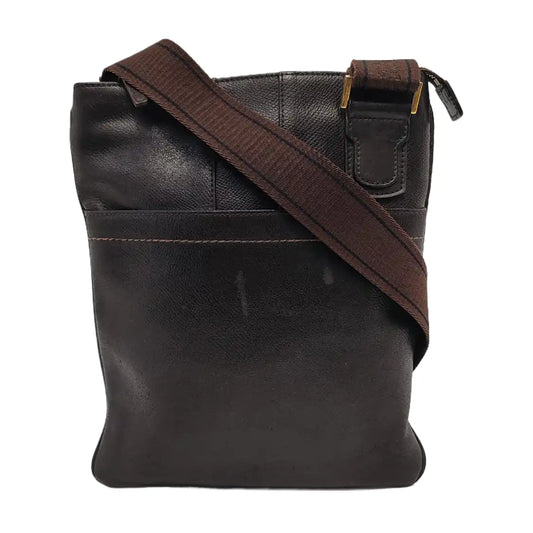 FERRAGAMO Dark Brown Calfskin Single Shoulder Tote Bag Crossbody Bag Golden hardware-(SKU)-943478247