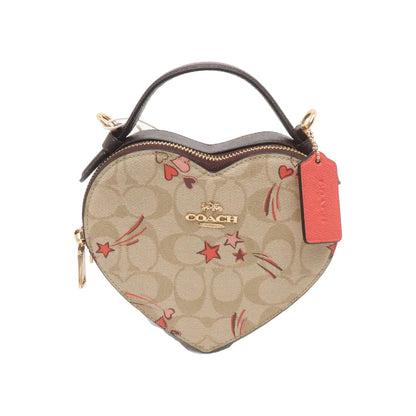 COACH Khaki Coated Canvas Monogrammed Jacquard Single Shoulder Bag Crossbody Tote Golden hardware Removable shoulder strap-(SKU)-934853353
