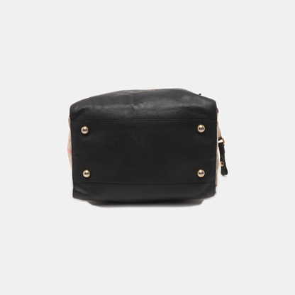 BURBERRY Canterbury Black Cowhide Warhorse Grain Single Shoulder Bag Golden hardware shoulder straps-(SKU)-933963706