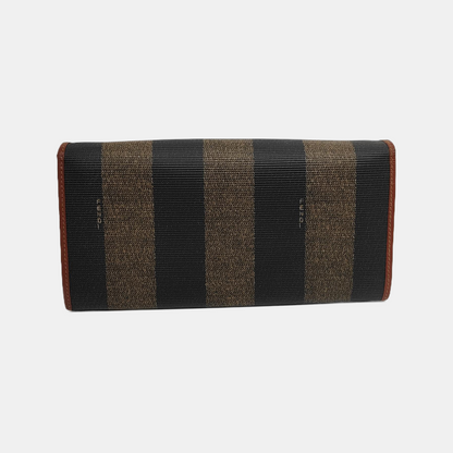 FENDI 拼色涂层帆布双F钱包 Golden hardware-(SKU)-945549641