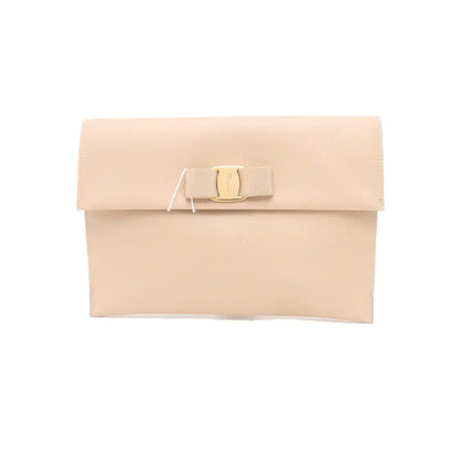 FERRAGAMO Vara Pink Cowhide Pocketbook Golden hardware-(SKU)-934750987