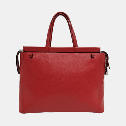 FURLA Tote bag Red Leather Crossbody Bag Handbag Single Shoulder Bag Golden hardware Removable shoulder strap-(SKU)-940601007