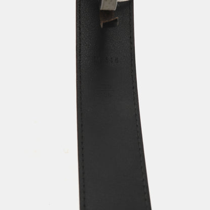 LOUIS VUITTON Red Coated Canvas Buckle Men's Belt Long108cm Width3cm-(SKU)-933530970