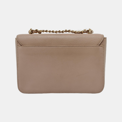 TORY BURCH Britten Nude Pink Calf Leather Crossbody Shoulder Bag Golden hardware-(SKU)-939905085
