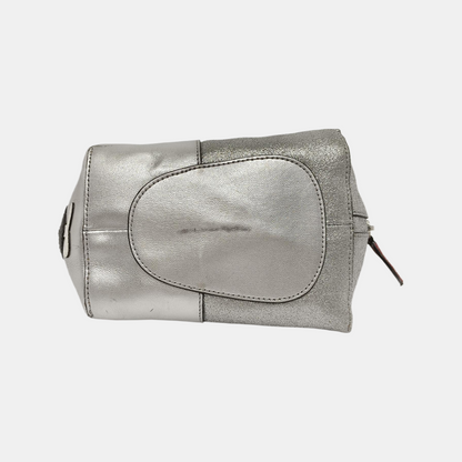 GUCCI Silver cowhide patchwork handbag Silver Hardware-(SKU)-939895512