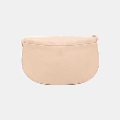 TORY BURCH Britten Nude Pink Cowhide Single Shoulder Bag Golden hardware Removable shoulder strap-(SKU)-939291612