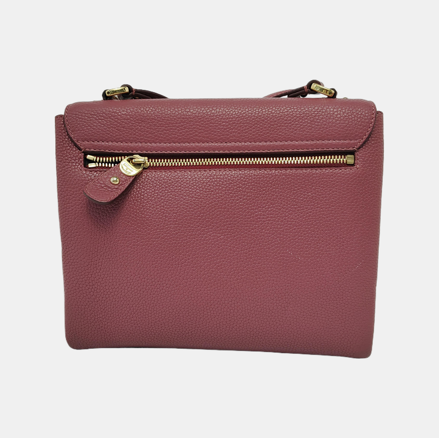 FERRAGAMO Blush Pink Calfskin Crossbody Single Shoulder Bag Golden hardware-(SKU)-944292181