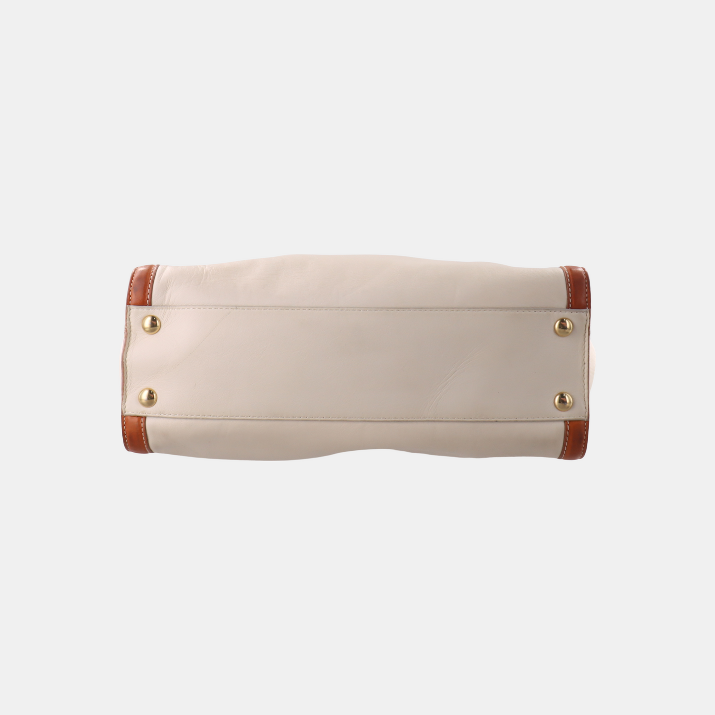 FERRAGAMO Beige Leather Tote Bag Golden hardware-(SKU)-933984180