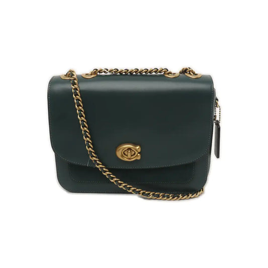 COACH MADISON Green Leather Crossbody Single Shoulder Bag-(SKU)-935362447