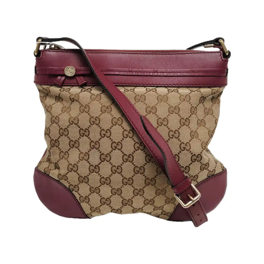 GUCCI Mayfair Khaki Canvas Monogram Single Shoulder Bag Crossbody Bag Golden hardware-(SKU)-945060554