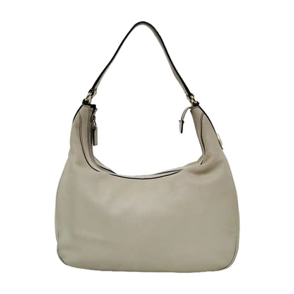GUCCI White Cowhide Single Shoulder Bag Tote Golden hardware-(SKU)-944843713