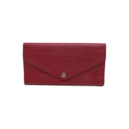 LOUIS VUITTON JOSÉPHINE 紫红色EPI牛皮水波纹钱包 Silver Hardware-(SKU)-935687162