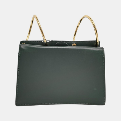 Danse Lente White Leather Single Shoulder Bag Crossbody Bag Golden hardware Removable shoulder strap-(SKU)-941106853