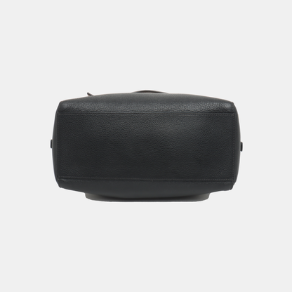MCM Black Leather Single Shoulder Bag Golden hardware Removable shoulder strap-(SKU)-938313645