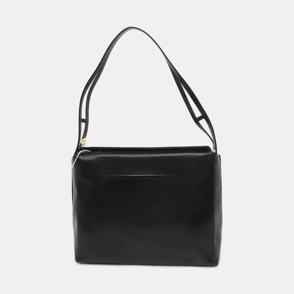 GIVENCHY Black Cowhide Embossed Single Shoulder Bag Silver Hardware-(SKU)-938647066