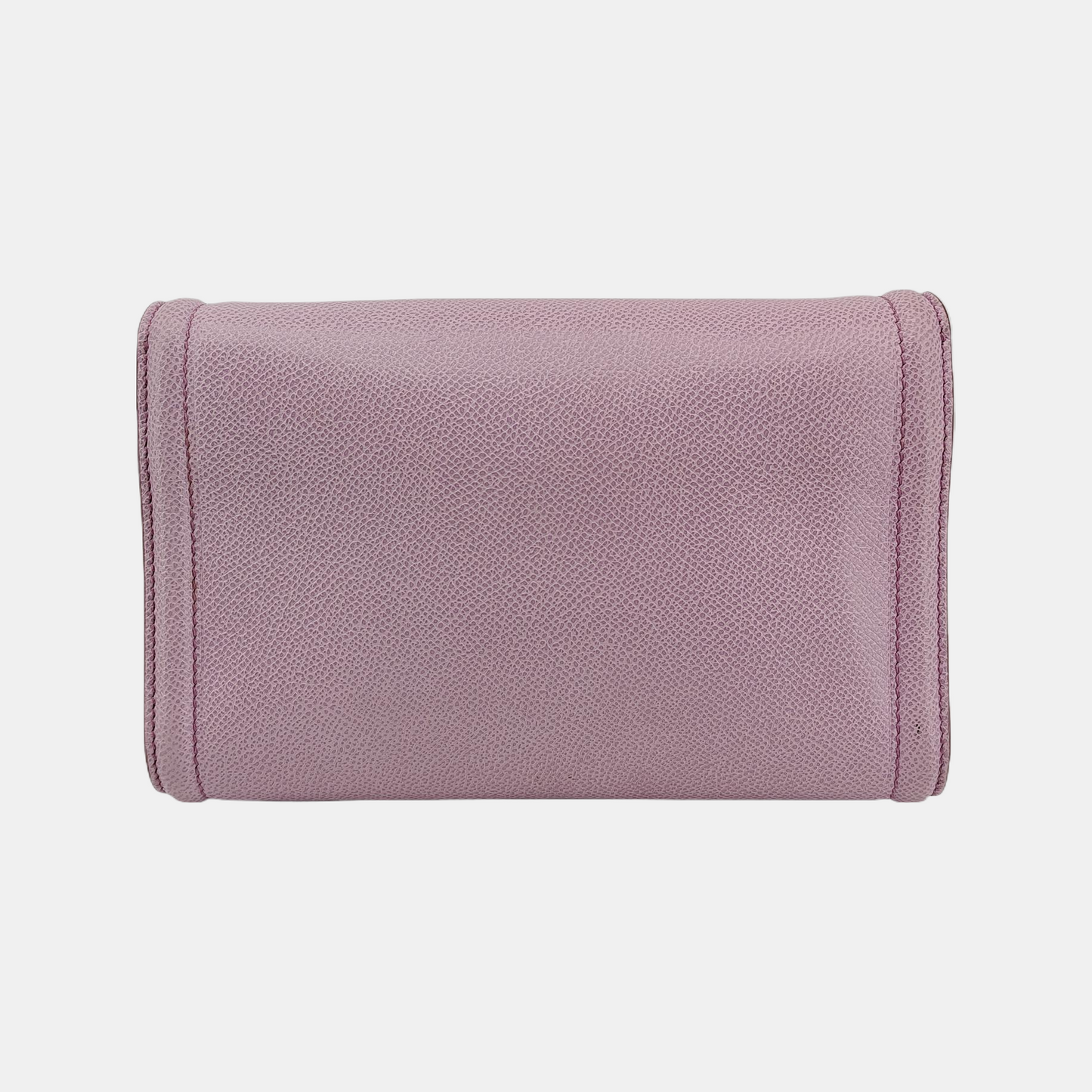 FERRAGAMO Ginny Purple Calf Leather Crossbody Bag Golden hardware Removable shoulder strap-(SKU)-940121051