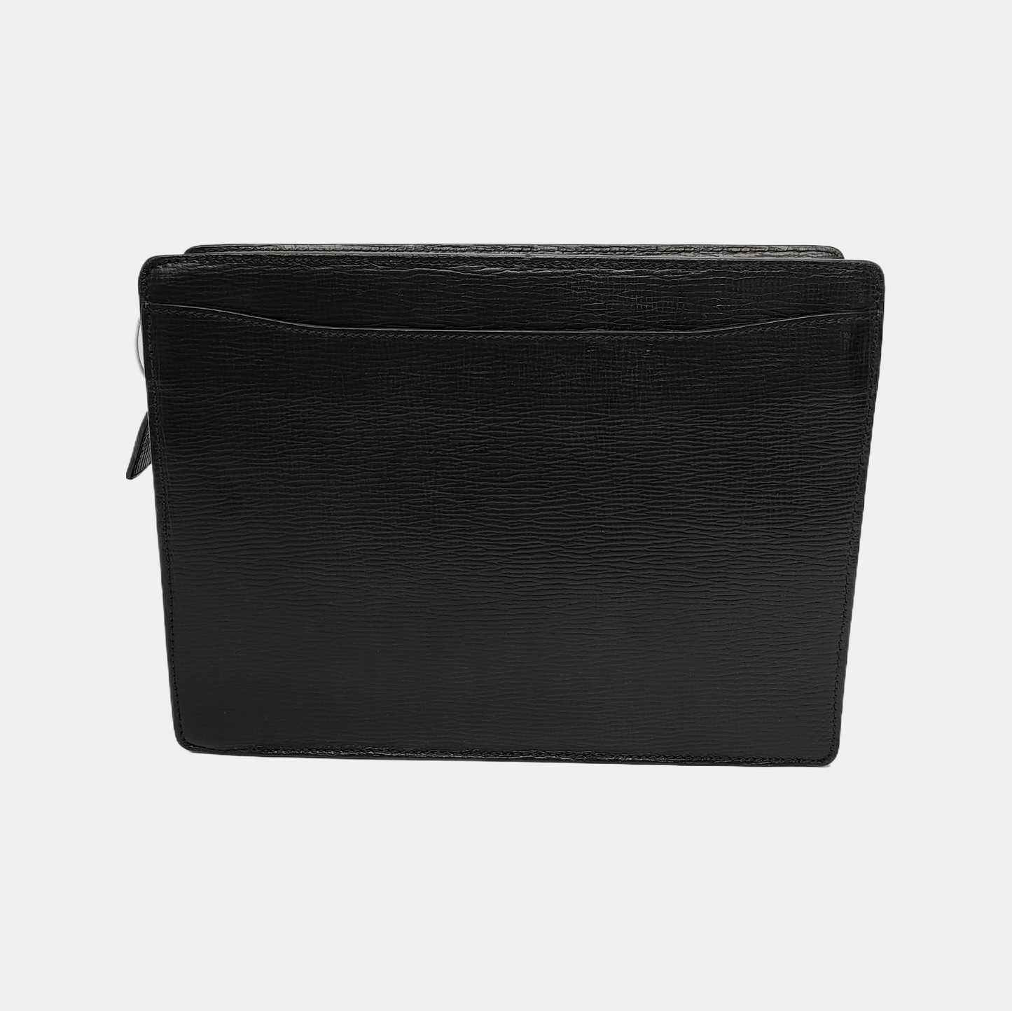 LOEWE Black Cowhide Clutch Golden hardware-(SKU)-943656028