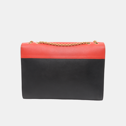 CELINE POCKET Multicolor Leather Single Shoulder Bag Crossbody Bag Golden hardware-(SKU)-939620306