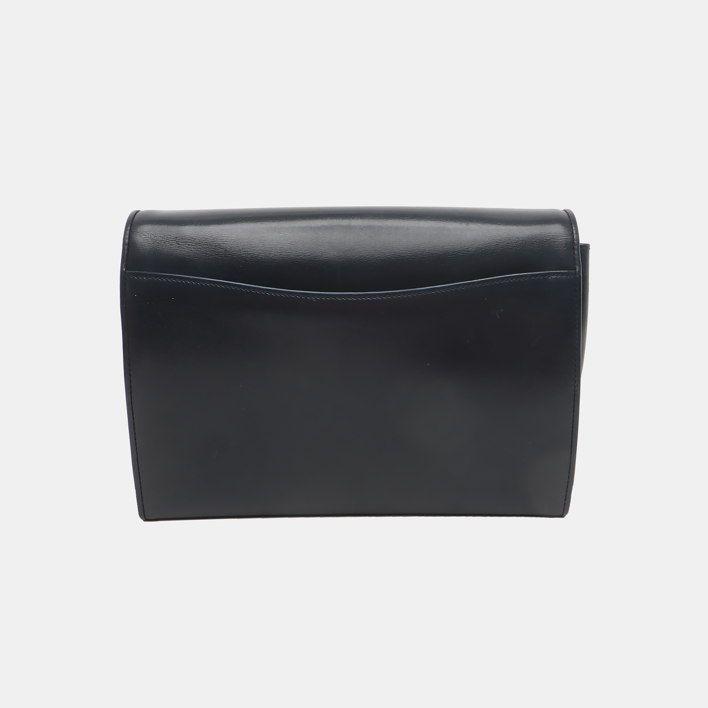 GUCCI Dark blue cowhide shoulder bag Silver Hardware-(SKU)-933996444