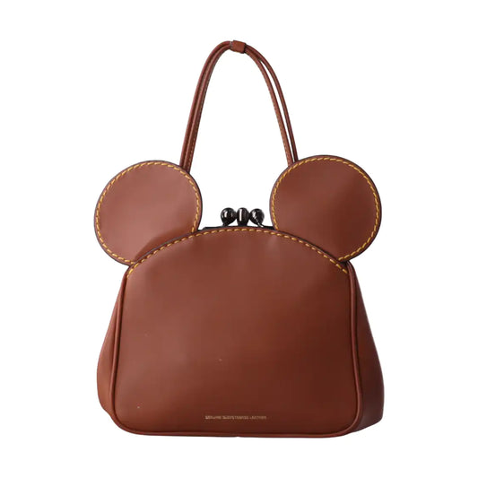 COACH Brown Cowhide Patchwork Single Shoulder Bag Crossbody Bag Handbag Black hardware Removable shoulder strap-(SKU)-929655468