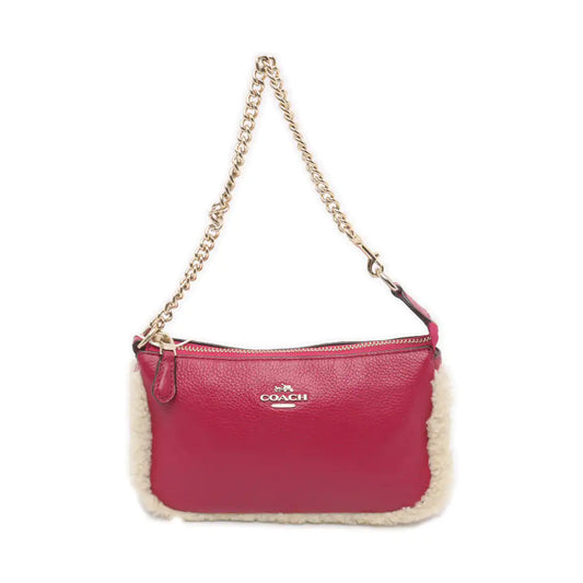 COACH NOLITA 19 Red Calfskin Carriage Tote Bag Golden Silver Hardware-(SKU)-937192223