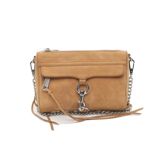 REBECCA MINKOFF M.A.C. Mustard Yellow Leather Fringe Single Shoulder Crossbody Silver Hardware Removable shoulder strap-(SKU)-935255917