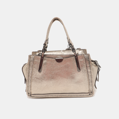 COACH DREAMER Champagne Cowhide Single Shoulder Handbag Crossbody Golden hardware Removable shoulder strap-(SKU)-934000281