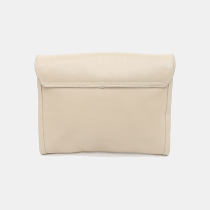 CELINE Beige Cowhide Triumph Crossbody Shoulder Bag Golden hardware Removable shoulder strap-(SKU)-935277558