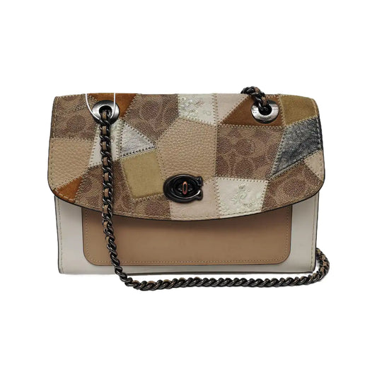 COACH PARKER 26 Multicolor Cowhide Monogrammed Single Shoulder Bag Crossbody Ruthenium color hardware-(SKU)-939954469