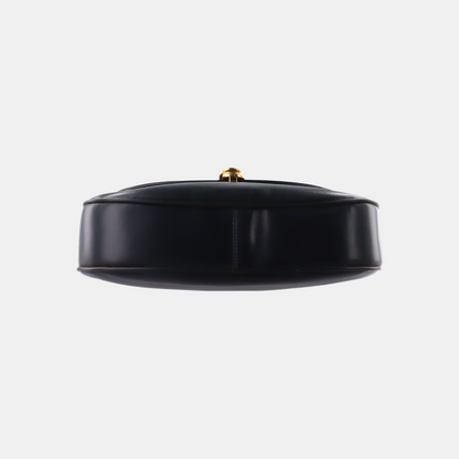 GUCCI Black Leather Single Shoulder Bag Golden hardware-(SKU)-932491490