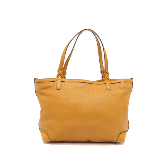 GUCCI Tote bag Yellow Calfskin Monogrammed Quilted Single Shoulder Bag, Handbag Golden hardware Sub-bag-(SKU)-14459801