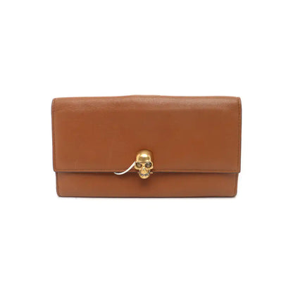 Alexander McQUEEN WalletBrown Cowhide Inlaid Wallet-(SKU)-933101055
