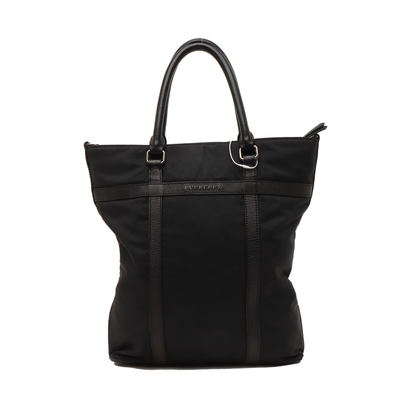 BURBERRY Tote bag Black Nylon Tote Bag Ruthenium color hardware-(SKU)-938859826