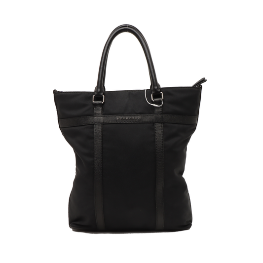 BURBERRY Tote bag Black Nylon Tote Bag Ruthenium color hardware-(SKU)-938859826