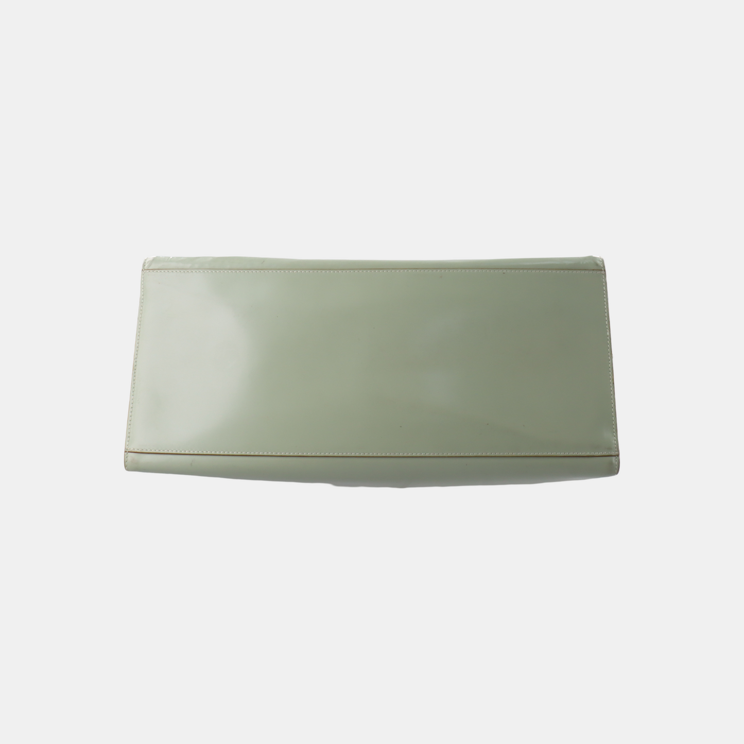 FERRAGAMO Tote bag Light Green Cowhide Single Shoulder Bag Tote Bag Silver Hardware-(SKU)-930402799