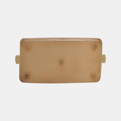 FURLA Candy mini Beige Special Material Crossbody Handbag Single Shoulder Bag Golden hardware Removable shoulder strap-(SKU)-940910047