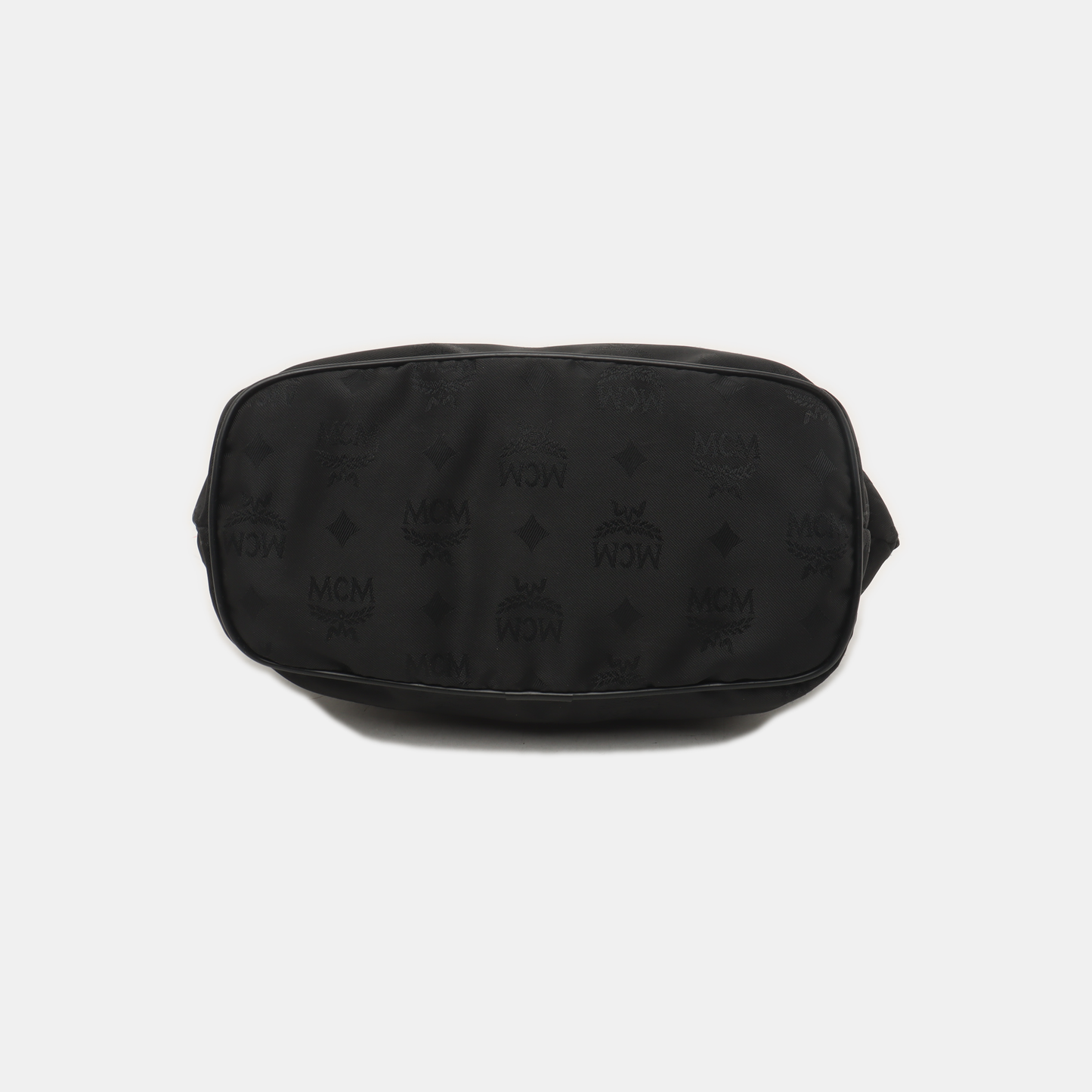MCM Black fabric handbag Golden hardware-(SKU)-935409041