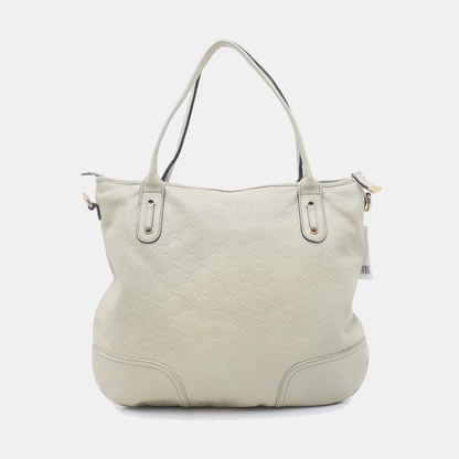 GUCCI Beige cowhide monogram handbag single shoulder bag Golden hardware-(SKU)-937625494