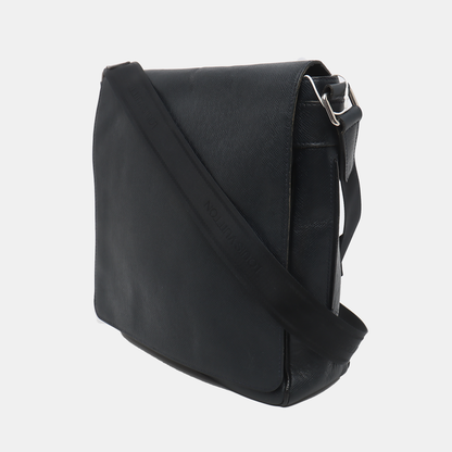 LOUIS VUITTON BOREAL Dark Blue Cowhide Single Shoulder Bag Crossbody Bag Silver Hardware-(SKU)-931854532