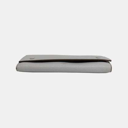 CELINE Light Blue Calfskin Wallet Golden hardware-(SKU)-940440188