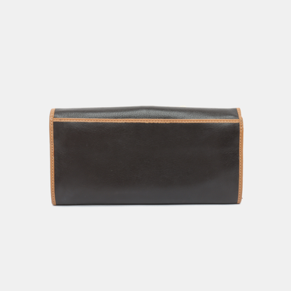 CELINE Brown Cowhide Wallet Golden hardware-(SKU)-12173292