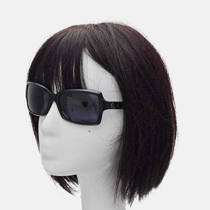 BURBERRY Gray Square Synthetic Sunglasses-(SKU)-948710850