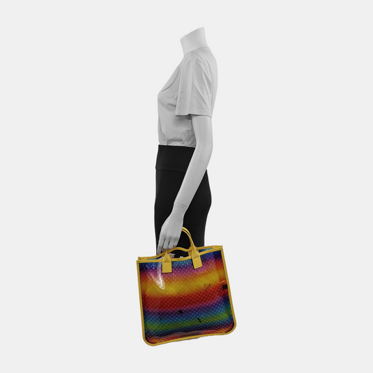GUCCI Tote bag Large size Multicolor Plastic Monogrammed Handbag-(SKU)-940651267