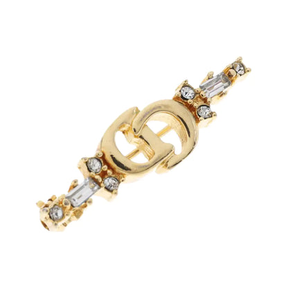 DIOR Petit CD金色合金,人造钻石镶嵌胸针-(SKU)-942848314