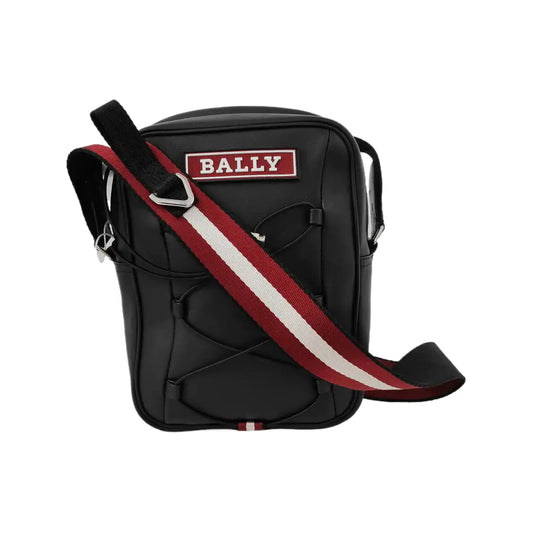 BALLY Camera Bag Black Cowhide Single Shoulder Bag Crossbody Bag Silver Hardware-(SKU)-944005829