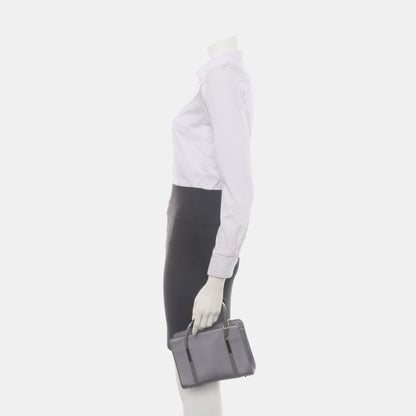 GUCCI Tote bag Light Grey Fabric Tote Shoulder Bag Silver Hardware-(SKU)-934354737