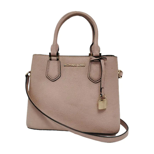 MICHAEL KORS Tote bag Medium size Pink Cowhide Crossbody Tote Bag Single Shoulder Golden hardware Removable shoulder strap-(SKU)-944298162